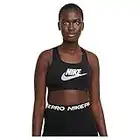 Nike Dri Fit Swoosh CB Futura Gx Reggiseni Black/White/Particle Grey XS