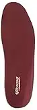 Powerstep Unisex Pinnacle Maxx Orthotic Insole, Maroon/Black, Numeric_12 US Women