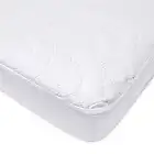 American Baby Company Waterproof Fitted Crib and Toddler Protective Mattress Pad Cover, White, for Boys and Girls, 52x28x9 Inch (Pack of 1)