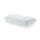 WEEKENDER WKSSPE30GF Almohada de espuma viscoelástica de gel ventilada con funda de refrigeración reversible, Blanco, matrimonio