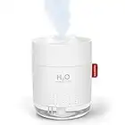 Humidifiers 500ml Cool Mist Humidifiers Air Humidifier Ultrasonic Quiet Humidifier with Night Light,USB Desktop Humidifier Waterless Auto Shut-Off for Home Baby Bedroom Office Travel (White)