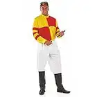 Fun Shack Horse Jockey Fancy Dress Men, Jockey Costume Adult Men, Jockey Outfits Fancy Dress Costume Men, Jockey Outfit Men, Medium