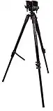 BOG DeathGrip Aluminum Tripod with Durable Aluminum Frame, Lightweight, Stable Design, Bubble Level, Adjustable Legs, Shooting Rest, and Hands-Free Operation for Hunting, Shooting, and Outdoors