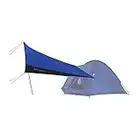 Eurohike Fully Waterproof Adventure Tarp, Tarp Shelter for Tents, Awning, Sunshade, Shelter, Backpacking, Festival Essentials, Camping Accessories, Camping Equipment, Blue, One Size