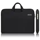 ARVOK 17-17.3 Inch Laptop Sleeve Water-resistant Canvas Fabric Bag Case with Handle Zipper Pocket/Notebook Computer Case/Ultrabook Tablet Briefcase Carrying Bag for Acer/Asus/Dell/Lenovo/Samsung/Sony