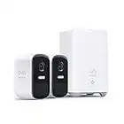 eufy security eufyCam 2C Pro 2-Cam Kit Security Camera Outdoor, Wireless Home Security Systems with 2K Resolution, 180-Day Battery Life, HomeKit Compatibility, IP67, Night Vision, and No Monthly Fee.