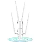 WAVLINK Outdoor WiFi Extender AC1200 High Power Outdoor Weatherproof WiFi Range Extender Access Point with Passive POE, Dual Band 2.4GHz+5GHz, 4x7dBi Detachable Antenna