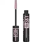 Maybelline New York Wimperntusche für extreme Länge und volles Volumen, Mascara mit wimpernverlängerndem Effekt, Lash Sensational Sky High Cosmic Black, Schwarz, 1 x 7,2 ml