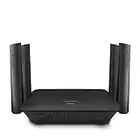 Linksys RE9000 AC3000 Max-Stream Tri-Band Wi-Fi Range Extender, Black (Renewed)