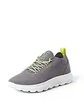 Geox U Spherica A, Sneakers Uomo, Grigio (Dk Grey), 44 EU