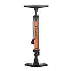 TOOLITIN Floor Bicycle Pump with Gauge,160 Psi High Pressure,Bike Pump Compatible with Presta and Schrader Valve,Bike Tire Pump for Road Bike,MTB,Hybrid,Balls