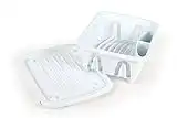 CAMCO 43511 White Mini Dish Drainer