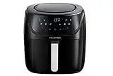 Russell Hobbs 27170 SatisFry Extra Large Digital Air Fryer, Energy Saving Airfryer with 10 Cooking Functions including Bake, Grill and Dehydrate, 8 Litre Capacity, Black