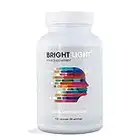 Bright Light™ Natural Anxiety & Stress Relief Food Supplement | Support Calm & Focused Brain Chemistry and Cortisol Levels | Lift Mood & Eliminate Brain Fog, 1-2 Months Supply