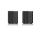 Sonos One SL Smart Speaker - Altavoces (Sonido Potente, transmisión WLAN con multiroom y Control por aplicación y AirPlay2)