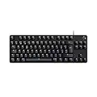 Logitech G413 TKL SE Teclado Mecánico Gaming - Teclado Compacto Retroiluminado con Interruptores Mecánicos Táctiles, Anti-Ghosting, Compatible con Windows, macOS, Disposición QWERTY Español - Negro