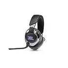 JBL Quantum 810 Auriculares inalámbricos para streaming, conferencias, 30h de duración de la batería y micrófono de haz de luz con enfoque de voz y supresión de eco y ruido, negro