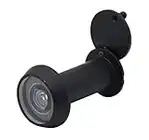 Door Viewer Black Peephole Wide Angle 50-75mm Thick Doors