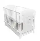 Dedstore-Baby - Lettino per bambini, con cassetto convertibile, 120 x 60 cm, colore: Bianco