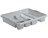 Wham Casa Large Dish Drainer Silver 46.5 x 38 x 9 cm