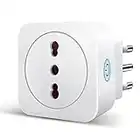 Presa Wifi Italiana 16A 3680W Funzione Timer, APP Controllo Remoto, Compatibile con SmartThings, Amazon Alexa, Google Assistant