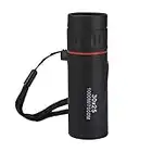 Telescopio Monocular, Visión Diurna y Nocturna 50x60 HD Óptica Monocular Caza Camping Senderismo Telescopio, Compacto Bak4 Lente óptica Multicapa, para Cazar, Acampar, Viajar, Observación de Animales