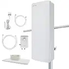 Antenne TV intérieure,antenne TNT à Amplification de 120 Miles avec câble de 4,5m, Prise en Charge d'antenne de télévision numérique Smart TV 4k 1080p,Digital Indoor TV Antenna (002)