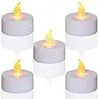 TEECOO Tea Lights,LED Candles Flickering Flameless Candles, 24-Pack Realistic Battery Operated Fake Candle