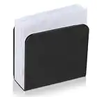 Porte-serviettes en papier, Support de Serviettes, support de serviette noir distributeur de serviettes en papier pour cuisine, restaurant, décoration de bar, 12x5x11cm