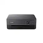 Canon PIXMA TS5350 Drucker Farbtintenstrahl Multifunktionsgerät DIN A4 (Scanner, Kopierer, OLED, 4.800 x 1.200 dpi, USB, WLAN, Duplexdruck, 2 Papierzuführungen), schwarz