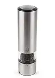 PEUGEOT - Elis Sense u'Select 20 cm Electric Pepper Mill + Pepper Vial Included - 6 Predefined Grind Settings - Made Of Stainless Steel - Made In France