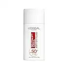 L'Oréal Revitalift Clinical SPF50+ Invisible Fluid, Moisturising Antioxidant Replenishes Uneven Skin Tones providing UV Protection