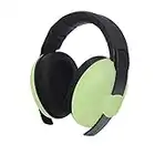 Baby Ear Protection Noise Cancelling Headphones, Comfortable and Adjustable Noise Reduction Earmuffs, Infants Hearing Safe Protect Headphone, for Concerts Fireworks, 0-5 Years Baby and Kids (Green)