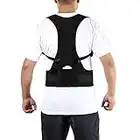 emlstyle Orthèse dorsale pour soutien de posture pour homme et femme, correction de posture lombaire, bretelles pour dos (XL)