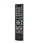 Garsentx Télécommande RC-1149 Compatible pour DENON Audio/Video Receiver, ABS Durable résistant à l'usure Noir Remplacement télécommande pour récepteur AV