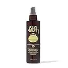 Sun Bum SPF 15 Moisturizing Tanning Oil | Vegan and Hawaii 104 Reef Act Compliant (Octinoxate & Oxybenzone Free) Broad Spectrum Moisturizing UVA/UVB Sunscreen Tanning Oil | 8.5 oz