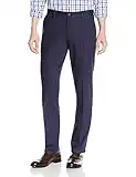 Goodthreads Pantalón Chino de Vestir Elástico, Cómodo, Antiarrugas y Ajuste Recto Hombre, Azul Marino, 40W / 30L