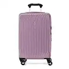 Travelpro Maxlite Air Hardside Spinner expandible, Orquídea Rosa Púrpura, Checked-Medium 25-Inch, Maxlite Air Hardside Equipaje expandible, 8 Ruedas giratorias, policarbonato Ligero y rígido