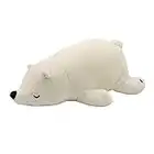 Peluche Orso Pile Peluche Kawaii Peluche Orso Polare Cuscino Animale Cuscino Morbido Orso In Pile Bambola Cuscini Peluche Giocattoli Comfort Cuscini Imbottiti per Bambini Cuscini 17,7 Pollice