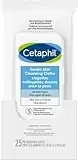 Cetaphil Gentle Skin Cleansing Cloths - Face and Body Wipes - Removes Dirt, Oil and Makeup - Non Irritating, For Sensitive Skin - Dermatologist Recommended, 25-Count