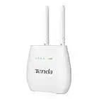 Tenda 4G680 Router 4G LTE, Wireless N300, 2 Gigabit Porte, 2 Antenne Esterne e Staccabile, Monitoraggio del Traffico Dati, Supporta Tim/Vodafone/Wind/VoLTE