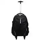 Phoenix Mochila Trolley con Ruedas para Portátil hasta 17 Pulgadas (Negro)