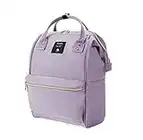 KALIDI Mochila para portátil Mochila Escuela Vintage Mochila de Viaje Resistente al Agua Que se Ajusta a la computadora portátil de 15 Pulgadas para niños, niñas y Hombres, Mujeres (Morado)