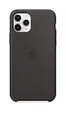 Apple iPhone 11 Pro Black Silicone Case - Slim Fit, Wireless Charging Compatible, Water Resistant