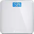 Etekcity Bathroom Body Weight Scale, Round Corner Platform Digital Scale, Large Backlit Display and High Precision Measurements(Digital Scale New), 400 lb/180 kg, Silver, EB4887S