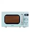 COMFEE' Retro Small Microwave Oven With Compact Size, 9 Preset Menus, Position-Memory Turntable, Mute Function, Countertop Microwave Perfect For Small Spaces, 0.7 Cu Ft/700W, Green, AM720C2RA-G