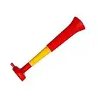 FUN FAN LINE - Pack x3 Trompetas Vuvuzela Dos cuerpos. Accesorio para fútbol y Celebraciones Deportivas. Bocina de Aire ruidosa para la animación Ideal para Transportar. (España)