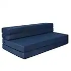 Milliard Tri-Fold Foam Folding Mattress- Full Size- Foldable Sofa Mattress