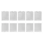 Boîte de Rangement de Batterie, Organisateur de Stockage de Batterie, 10 pièces en Plastique Transparent Support de Batterie étanche à l'eau Boîte de Rangement Conteneur pour Gopros 3 4 5 6