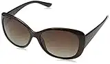 Polaroid Women's P8317 0bm Sunglasses, Havana/Brown Shaded Polarized, 58 UK